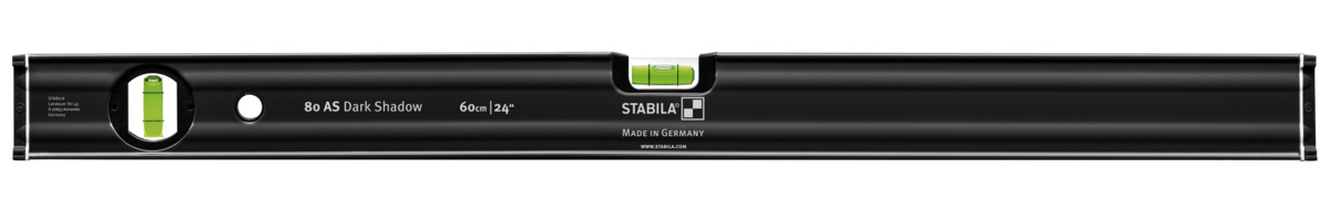 STABILA Wasserwaagen-Set 80 AS Dark Shadow, 2-teilig: 60 cm, 100 cm