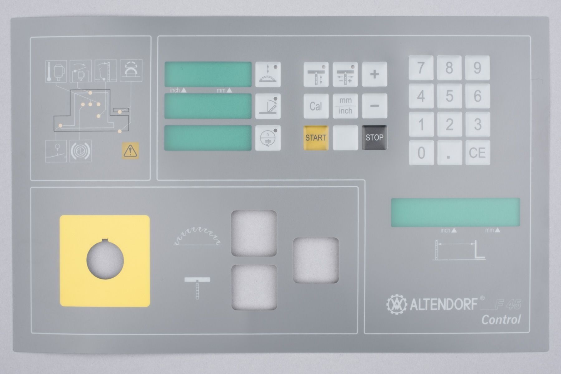 ALTENDORF Folie für Bedienpaneel F 45