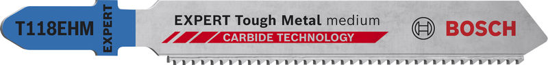 BOSCH EXPERT ‘Stainless Steel’ T 118 EHM Stichsägeblatt, 3 Stück BOSCH EXPERT ‘Stainless Steel’ T 118 EHM Stichsägeblatt, 3 Stück