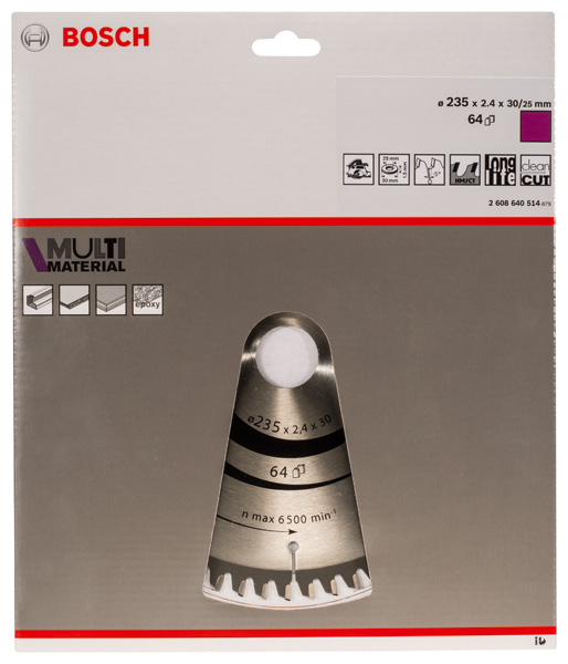 BOSCH Kreissägeblatt Multi Material BOSCH Kreissägeblatt Multi Material