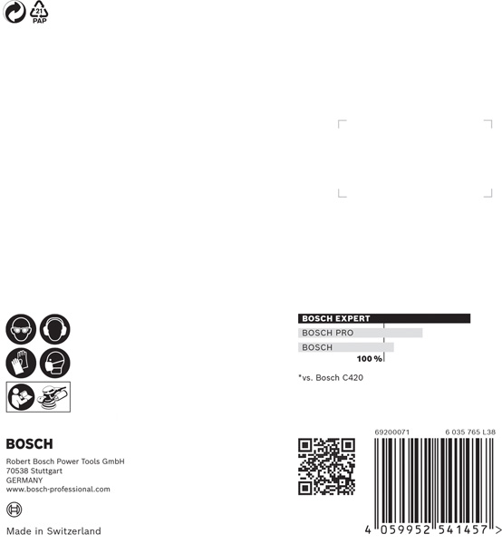 BOSCH EXPERT C470 Schleifpapier mit 8 Löchern für Exzenterschl., 125 mm, K 120, 5-tlg. BOSCH EXPERT C470 Schleifpapier mit 8 Löchern für Exzenterschl., 125 mm, K 120, 5-tlg.
