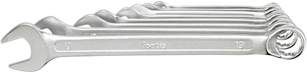 FORTIS Ringmaulschlüssel-Satz DIN3113B 8-19mm 8-teilig in Karton