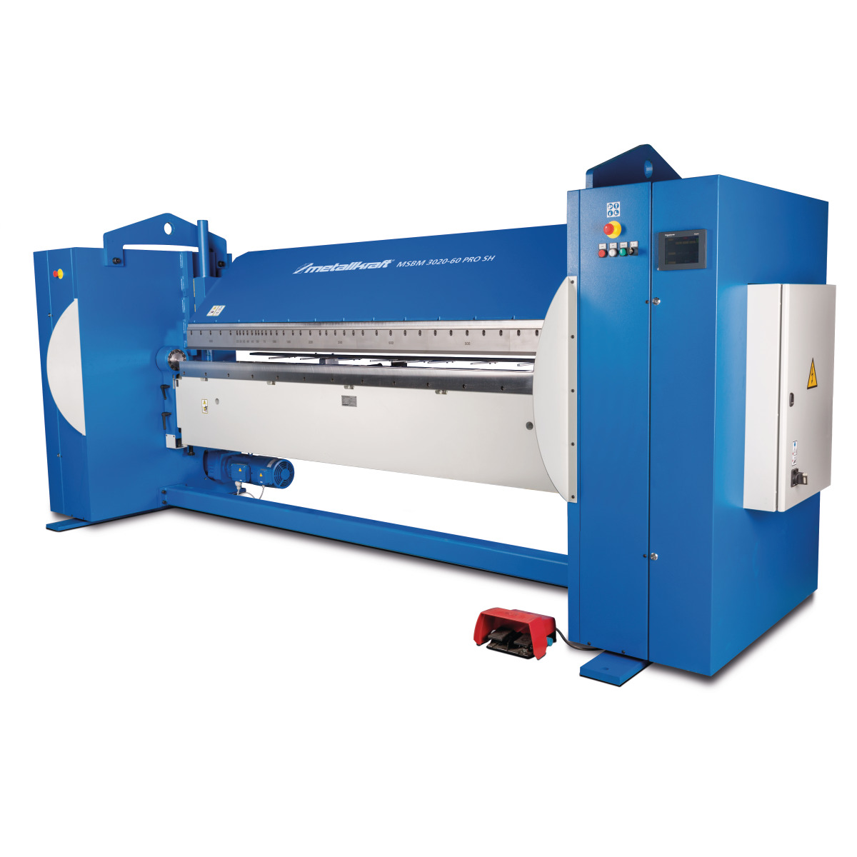 Metallkraft Motorische Schwenkbiegemaschine in sehr schwerer Ausführung MSBM 4020-40 PRO DUO
