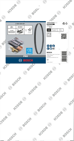 BOSCH Bandsägeblatt CB 2824 BIM, 24tpi, 2 Stk. BOSCH Bandsägeblatt CB 2824 BIM, 24tpi, 2 Stk.