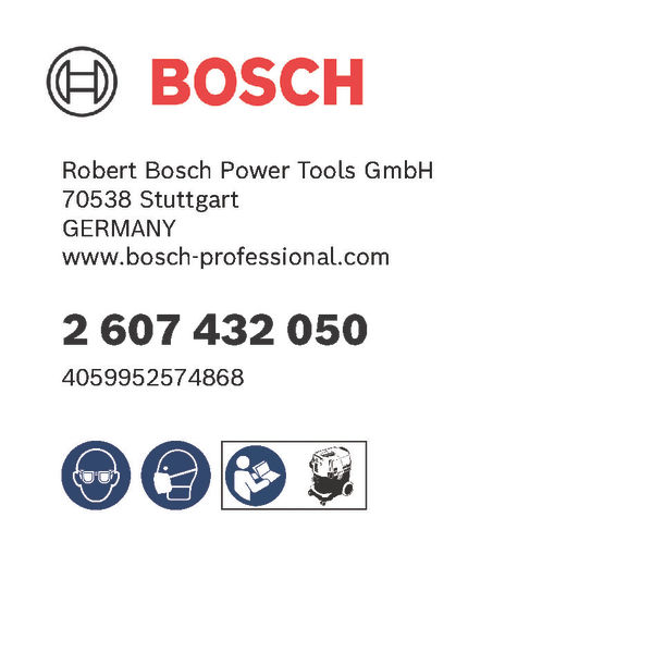 BOSCH Sicherheitsfilterbeutel, 5-teilig für GAS 35 H AFC BOSCH Sicherheitsfilterbeutel, 5-teilig für GAS 35 H AFC