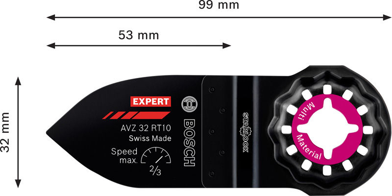 BOSCH EXPERT Sanding Finger Fine AVZ 32 RT10 Schleifplatte für Multifunktionswerkzeuge, 32 x 50 mm BOSCH EXPERT Sanding Finger Fine AVZ 32 RT10 Schleifplatte für Multifunktionswerkzeuge, 32 x 50 mm