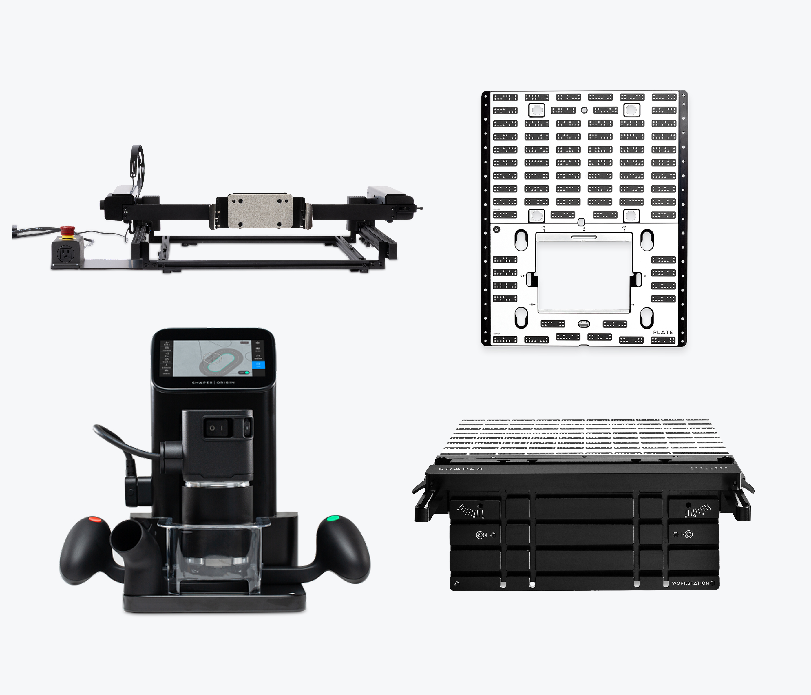 SHAPER Origin + Workstation + Plate + BenchPilot SHAPER Origin + Workstation + Plate + BenchPilot