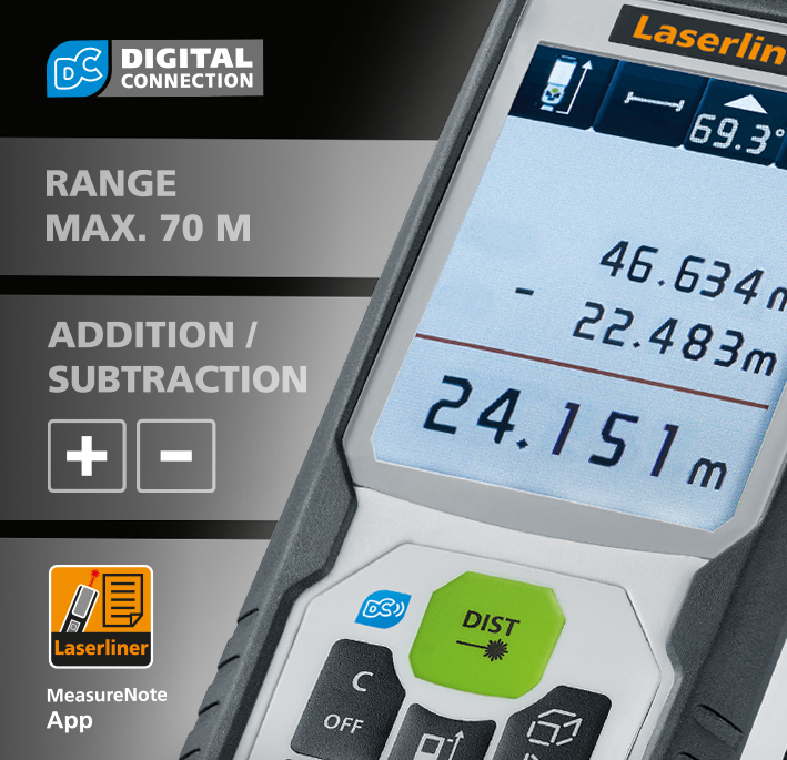 LASERLINER Entfernungsmesser LaserRange-Master Gi7 Pro LASERLINER Entfernungsmesser LaserRange-Master Gi7 Pro