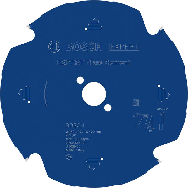 BOSCH Expert for Fibre Cement Kreissägeblatt 160 x 20 x 2,2 mm BOSCH Expert for Fibre Cement Kreissägeblatt 160 x 20 x 2,2 mm