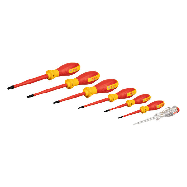 BOSCH VDE Schraubendreher-Set TX, 7-tlg. BOSCH VDE Schraubendreher-Set TX, 7-tlg.