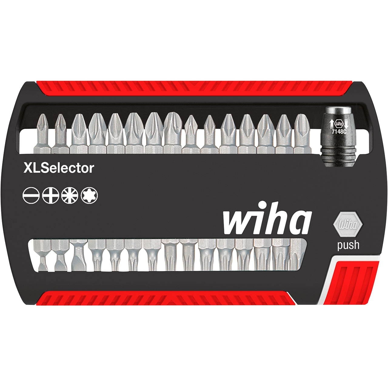 WIHA Bit-Set XLSelector Standard 25mm, gemischt 32-tlg. 1/4" WIHA Bit-Set XLSelector Standard 25mm, gemischt 32-tlg. 1/4"