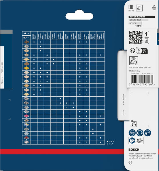 BOSCH Kreissägeblatt Expert for Wood, 140 x 20 x 1,8 mm, 42Z BOSCH Kreissägeblatt Expert for Wood, 140 x 20 x 1,8 mm, 42Z