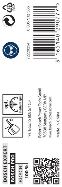 BOSCH Metallbohrer HSS-G, DIN 338