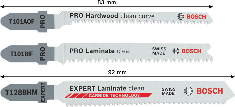 BOSCH PRO Laminate Stichsägeblatt Set, 15-tlg. BOSCH PRO Laminate Stichsägeblatt Set, 15-tlg.