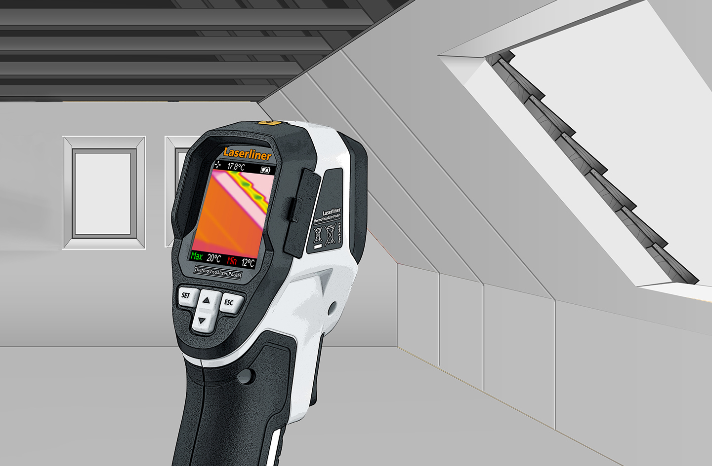 LASERLINER Wärmebildkamera ThermoVisualizer Pocket LASERLINER Wärmebildkamera ThermoVisualizer Pocket