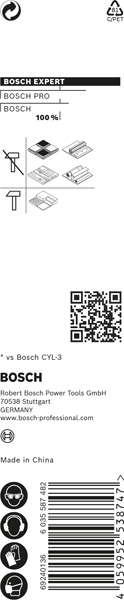 BOSCH EXPERT HEX-9 MultiConstruction Bohrer, 8 x 50 x 100 mm BOSCH EXPERT HEX-9 MultiConstruction Bohrer, 8 x 50 x 100 mm