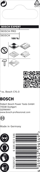 BOSCH EXPERT CYL-9 MultiConstruction Bohrer, 12 x 200 x 250 mm