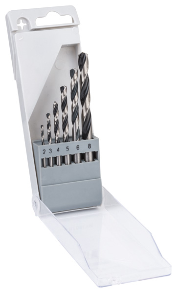 BOSCH HSS-Spiralbohrer-Set PointTeQ, 6-tlg., 2-8 mm BOSCH HSS-Spiralbohrer-Set PointTeQ, 6-tlg., 2-8 mm