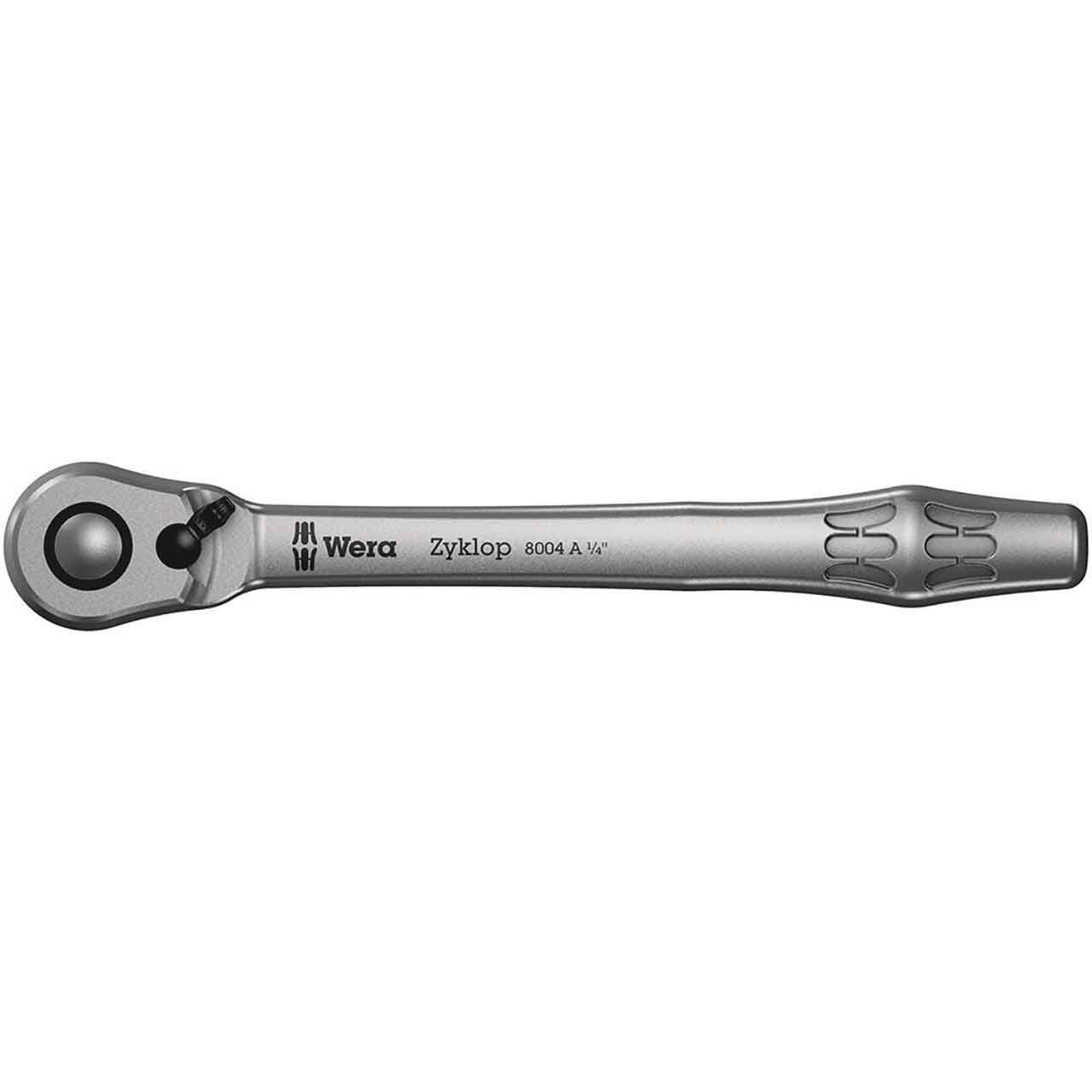 WERA 8004 A Zyklop Metal-Knarre mit Umschalthebel mit 1/4"-Antrieb WERA 8004 A Zyklop Metal-Knarre mit Umschalthebel mit 1/4"-Antrieb