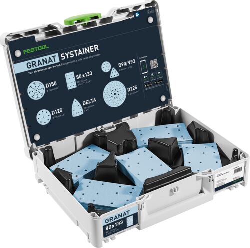 FESTOOL Schleifmittel-Systainer³ Granat 80x133 GR SYS