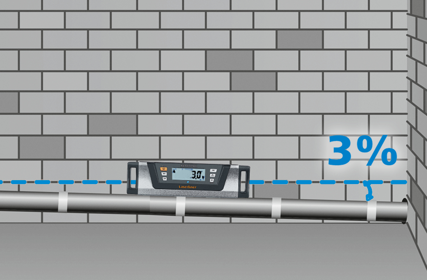 LASERLINER Digitale Elektronik-Wasserwaage DigiLevel Compact LASERLINER Digitale Elektronik-Wasserwaage DigiLevel Compact