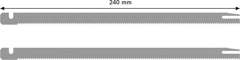 BOSCH 2-teiliges Säbelsägeblatt-Set für Schaumstoffsägen, 200 mm BOSCH 2-teiliges Säbelsägeblatt-Set für Schaumstoffsägen, 200 mm