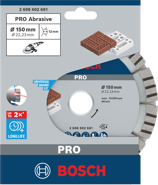 BOSCH Diamanttrennscheibe Best for Abrasive BOSCH Diamanttrennscheibe Best for Abrasive