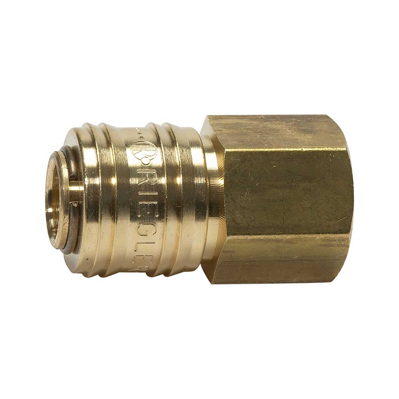 RIEGLER Schnellverschlusskupplung IG 1/2" NW 7,2 connect-line, Messing RIEGLER Schnellverschlusskupplung IG 1/2" NW 7,2 connect-line, Messing