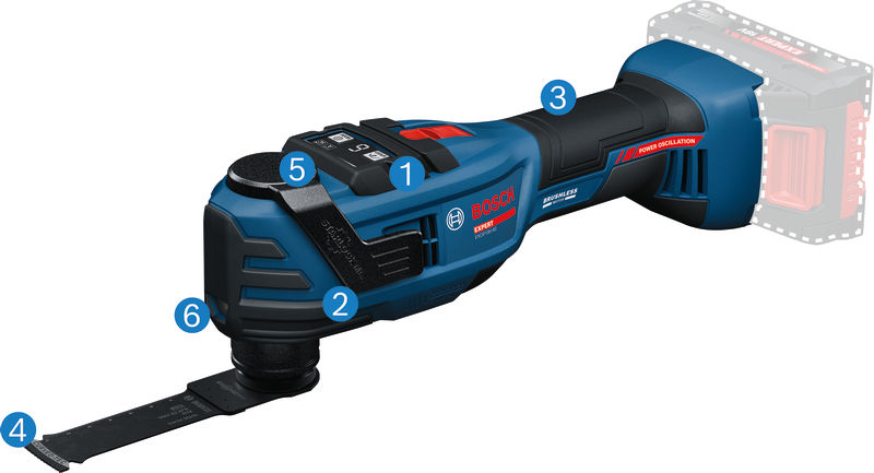 BOSCH EXPERT Akku-Multi-Cutter EXOP18V-40, L-BOXX 136 BOSCH EXPERT Akku-Multi-Cutter EXOP18V-40, L-BOXX 136