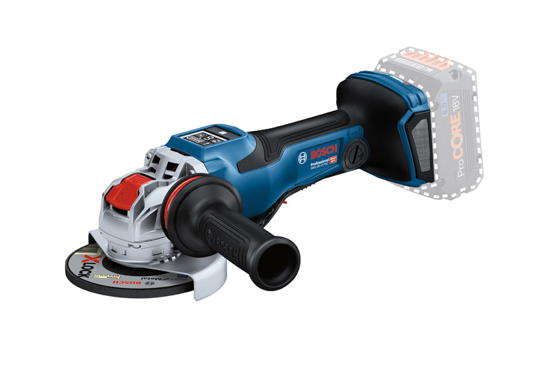 BOSCH Akku-Winkelschleifer BITURBO mit X-LOCK GWX 18V-15 PSC