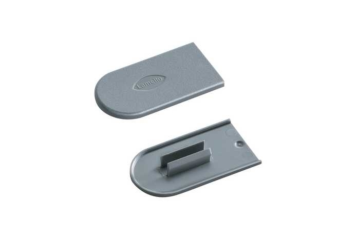LAMELLO Cabineo Abdeckkappe, 100 Stück, RAL 7005 mausgrau LAMELLO Cabineo Abdeckkappe, 100 Stück, RAL 7005 mausgrau