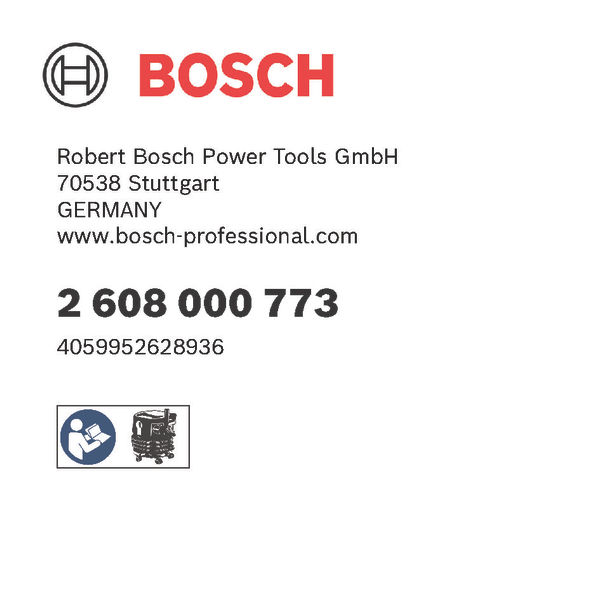 BOSCH Entsorgungssack, 265 x 125 x 12 mm BOSCH Entsorgungssack, 265 x 125 x 12 mm