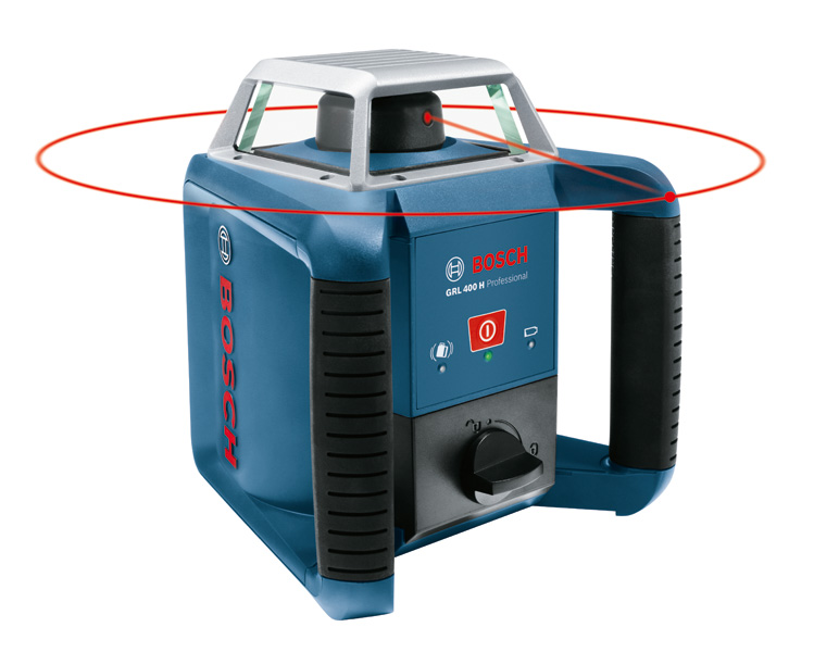 BOSCH Rotationslaser GRL 400 H im Handwerkerkoffer BOSCH Rotationslaser GRL 400 H im Handwerkerkoffer