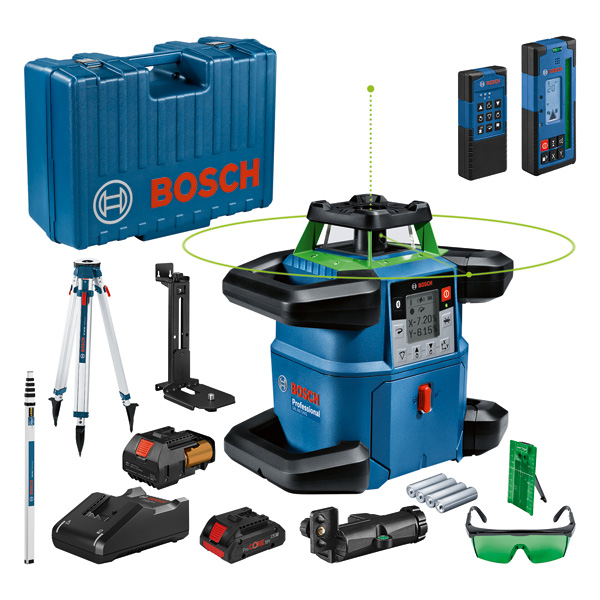BOSCH Rotationslaser GRL 650 CHVG mit Messstab GR 500 Professional BOSCH Rotationslaser GRL 650 CHVG mit Messstab GR 500 Professional