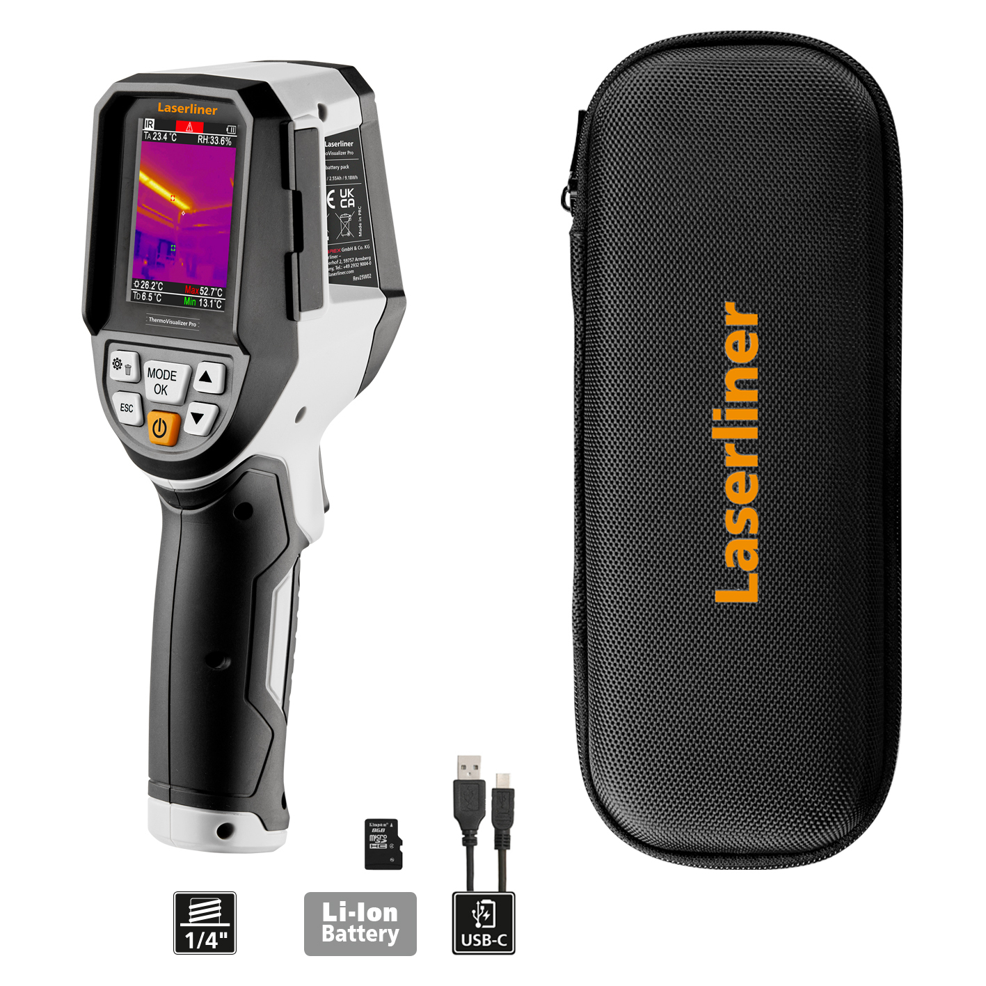 LASERLINER Wärmebildkamera ThermoVisualizer Pro LASERLINER Wärmebildkamera ThermoVisualizer Pro