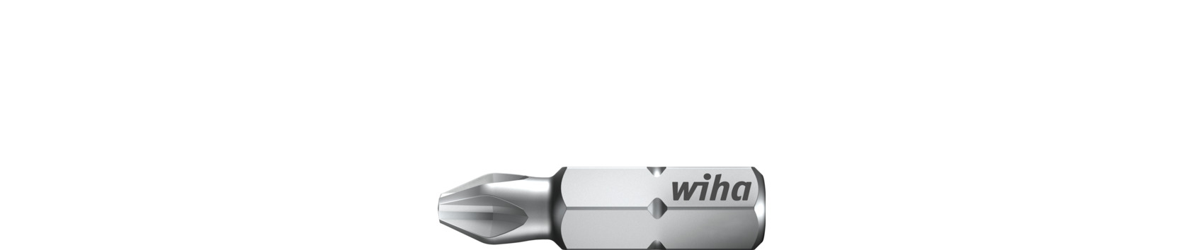 WIHA Bit Standard 25mm PH2, Phillips, 1/4" WIHA Bit Standard 25mm PH2, Phillips, 1/4"