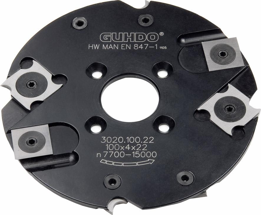 GUHDO HW-Wendeplatten-Lamellen-NuterZ4+ V4 100x4x22 MAN