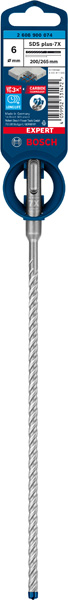 BOSCH EXPERT SDS plus-7X Hammerbohrer, 6 x 200 x 265 mm