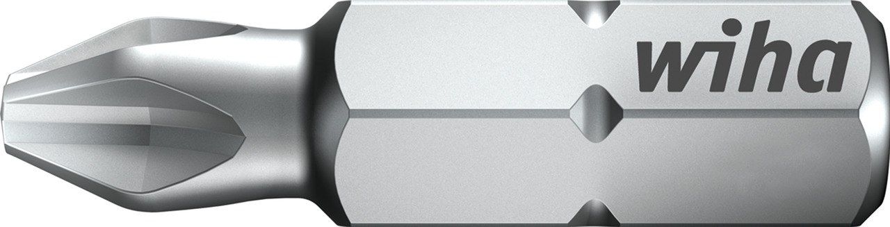 WIHA Bit Standard 25mm PH2, Phillips, 1/4"