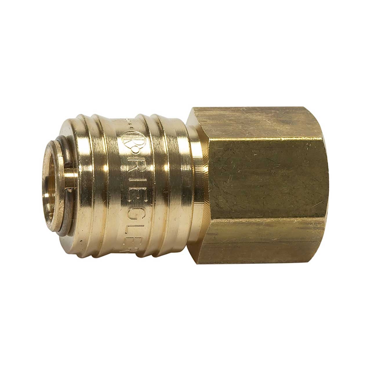 RIEGLER Schnellverschlusskupplung IG 3/8" NW 7,2 connect-line, Messing RIEGLER Schnellverschlusskupplung IG 3/8" NW 7,2 connect-line, Messing