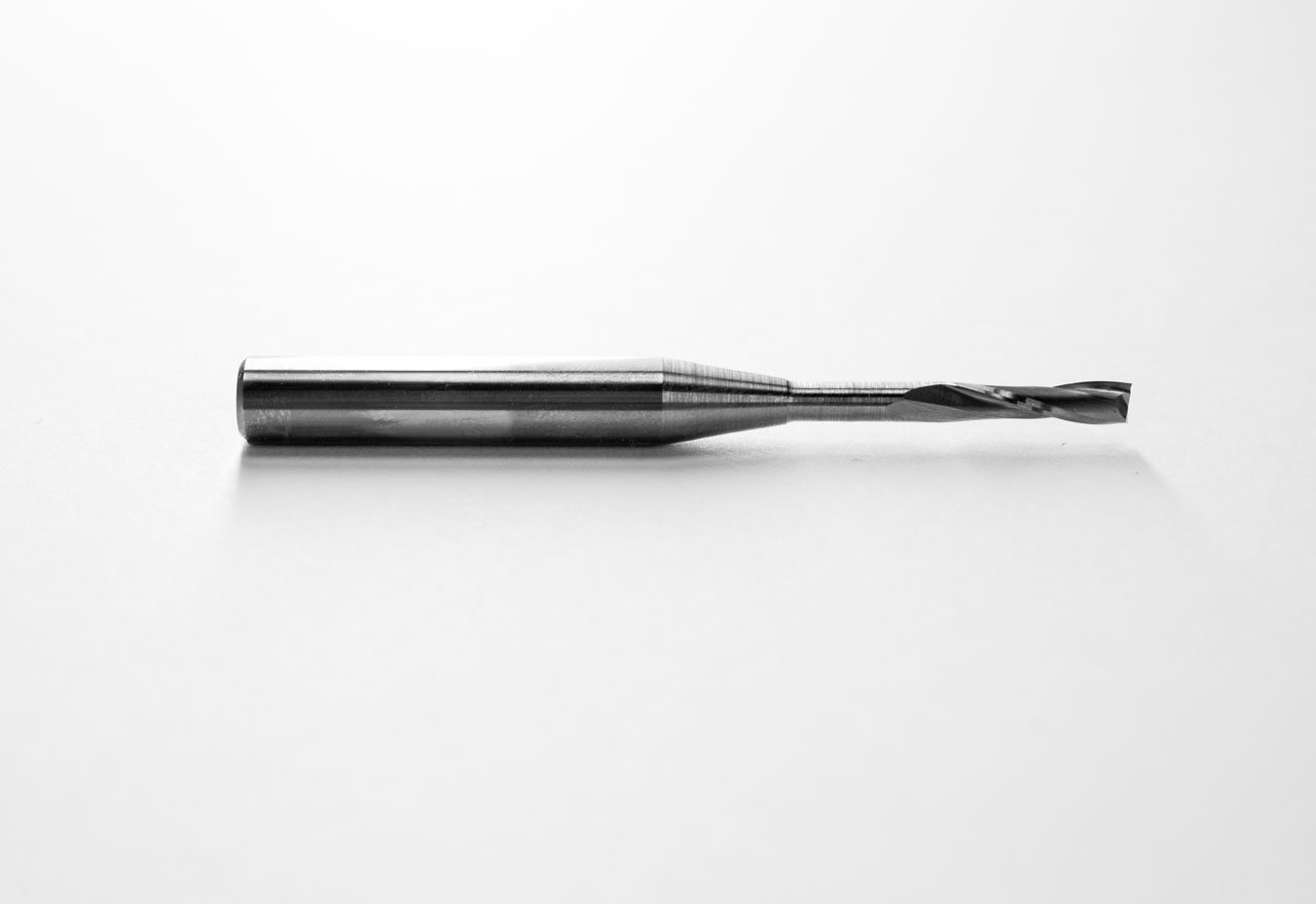 SHAPER Spiralnutfräser, Zweischneidig, 4x15 mm SHAPER Spiralnutfräser, Zweischneidig, 4x15 mm