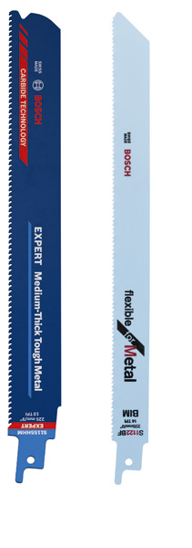 BOSCH S 1122 BF + 1 EXPERT 'Medium-Thick Tough Metal' S 1155 HHM Säbelsägeblatt-Set, 26-teilig BOSCH S 1122 BF + 1 EXPERT 'Medium-Thick Tough Metal' S 1155 HHM Säbelsägeblatt-Set, 26-teilig