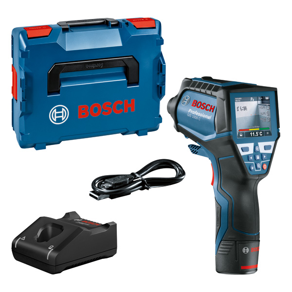 BOSCH Thermodetektor GIS 1000 C, 1 x Akku GBA 12V 2.0Ah in L-BOXX BOSCH Thermodetektor GIS 1000 C, 1 x Akku GBA 12V 2.0Ah in L-BOXX