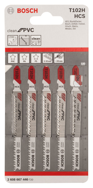 BOSCH Stichsägeblatt T 102 H BOSCH Stichsägeblatt T 102 H