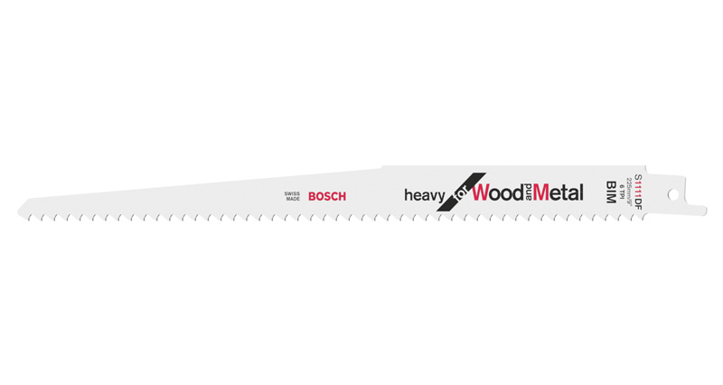BOSCH Säbelsägeblatt S 1111 DF Heavy for Wood and Metal, 5er-Pack BOSCH Säbelsägeblatt S 1111 DF Heavy for Wood and Metal, 5er-Pack