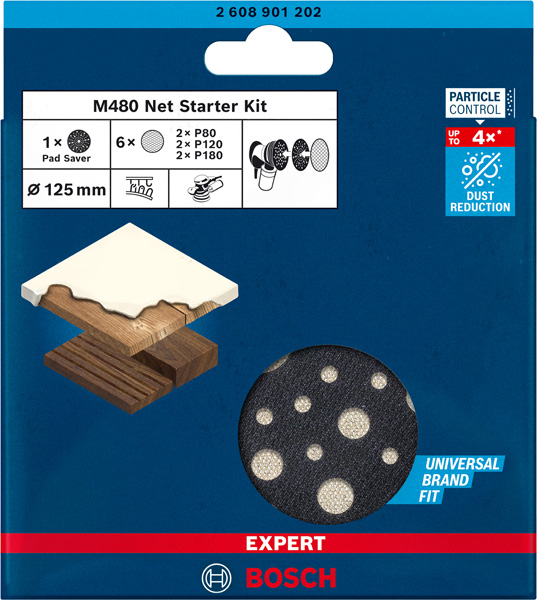 BOSCH EXPERT M480 Starter-Set für Exzenterschleifer, 125 mm, 7-tlg. BOSCH EXPERT M480 Starter-Set für Exzenterschleifer, 125 mm, 7-tlg.