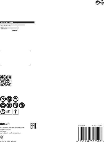 BOSCH EXPERT Carbide Multi Wheel X-LOCK Trennscheibe, 115 mm, 22,23 mm