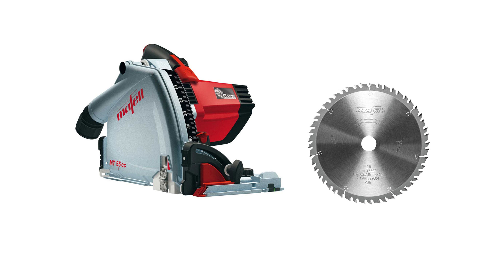 MAFELL Tauchsäge MT 55 cc Fan-Set im T-MAX