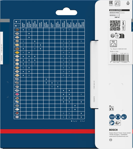 BOSCH Kreissägeblatt Expert for Wood, 165 x 20 x 2,6 mm, 24
