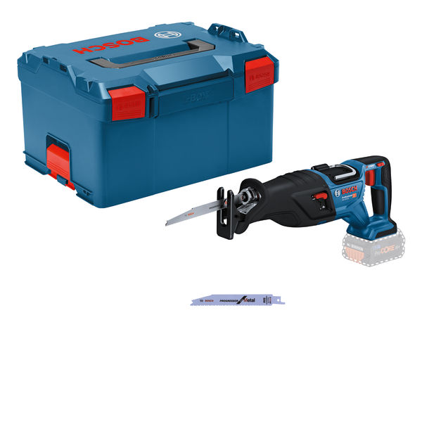 BOSCH Akku-Säbelsäge BITURBO GSA 18V-28, in L-BOXX 238 mit Säbelsägeblatt